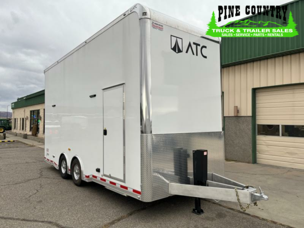 2023 ATC ALL ALUMINUM 8 1/2 X 22' ENCLOSED  STACKER TRAILER