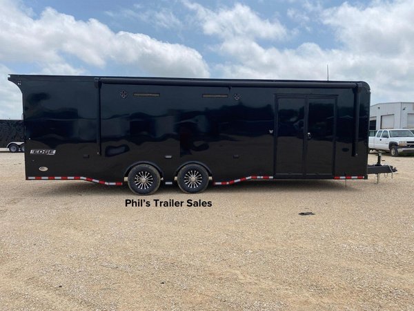 HAULMARK 28' CAR /RACE TRAILER CAR HAULER W/ ELECTRIC AWNING  for Sale $36,999 