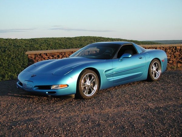 1999 Nassau Blue Corvette - Minnesota  for Sale $10,500 