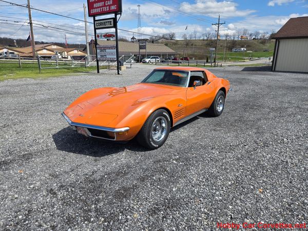 1972 Orange Corvette For Sale  for Sale $40,000 