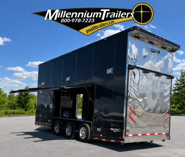 Used 2021 24' Alum Intech Stacker w/Escape Door & 14' Lift 