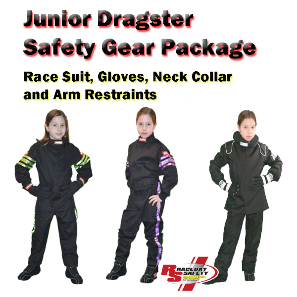 Junior Dragster Safety Gear Package  for Sale $202 