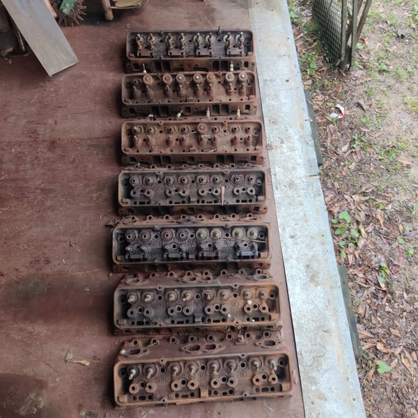 7 Chevy Double Hump Heads  for Sale $500 