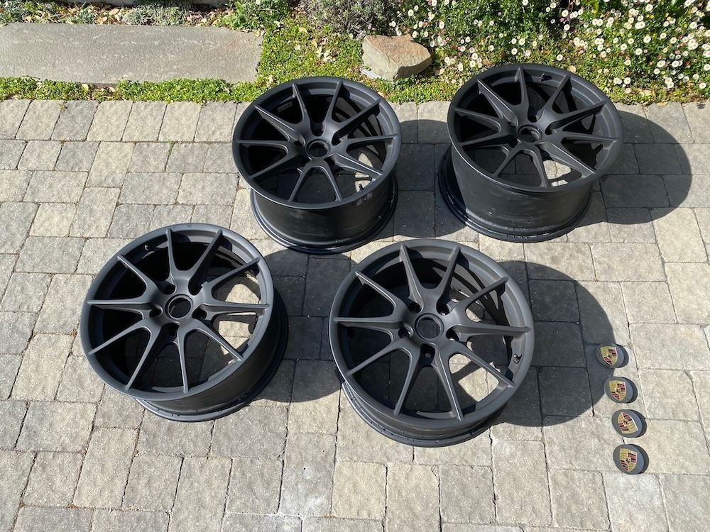 Wheels and Tires/Axles - Porsche 987.2 Boxster Spyder / Cayman R OEM Wheels 19" - Used - 2011 to 2012 Porsche All Models - San Anselmo, CA 94960, United States