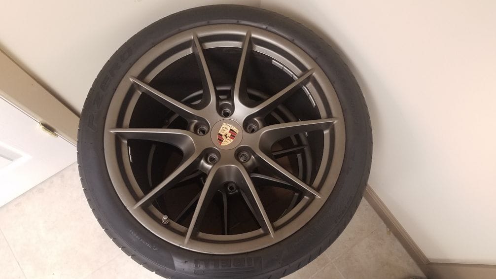 Wheels and Tires/Axles - 2014 Porsche 911S Factory Rims and Tires Set - Used - 2011 to 2018 Porsche 911 - Hampton Bays, NY 11946, United States