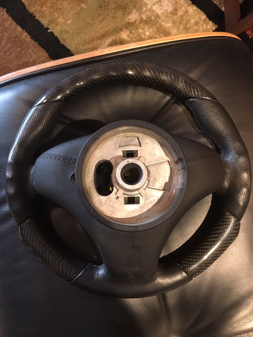 Accessories - FS: FVD Airbag Steering Wheel, Black Perforated leather/CF & Matching Shift Knob - Used - 1999 to 2005 Porsche 911 - Denver, CO 80221, United States