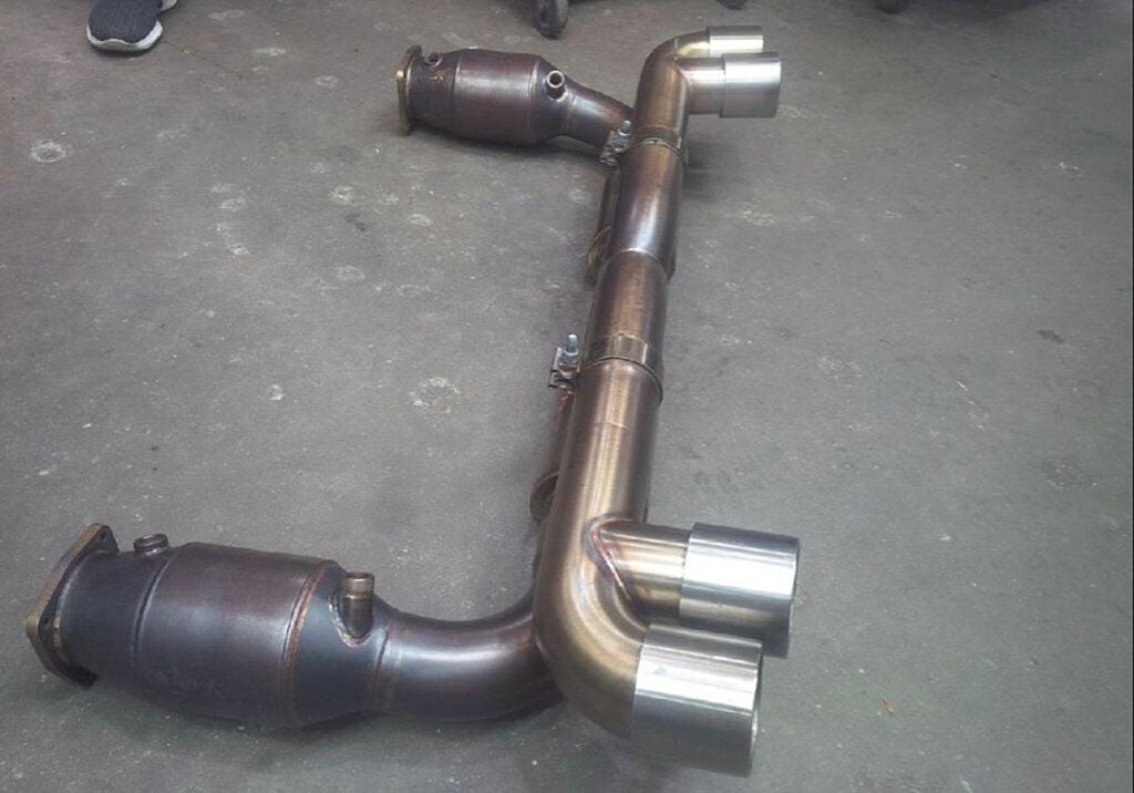 Engine - Exhaust - 997.1 Turbo GMG Exhaust (Catted) - Used - 2007 to 2009 Porsche 911 - Fort Lauderdale, FL 33305, United States