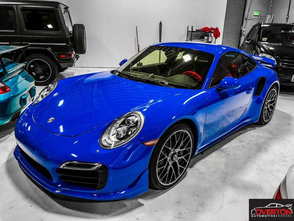 2016 Porsche 911 - 2016 Porsche 911 Turbo S PTS Voodoo Blue with Aerokit and Sharkwerks mods - Used - VIN WP0AD2A91GS166186 - 7,000 Miles - 6 cyl - 4WD - Automatic - Coupe - Blue - San Francisco, CA 94127, United States