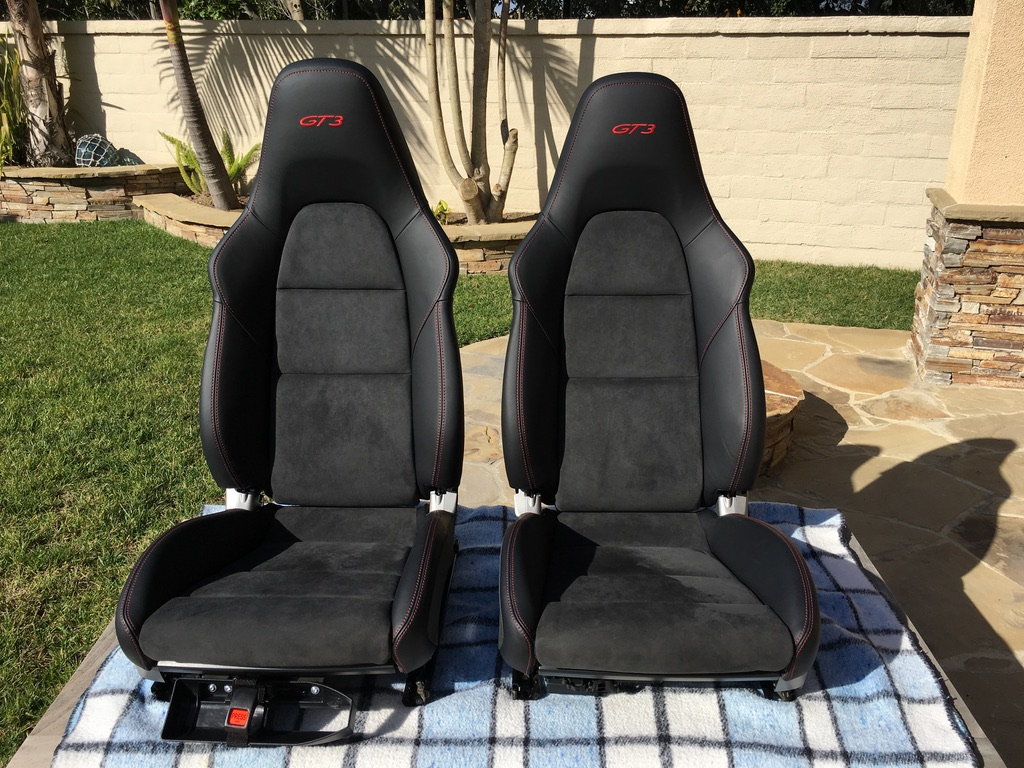 Interior/Upholstery - 991 GT3 Adaptive Sport Seats Plus (18 way) - Used - 2014 to 2019 Porsche GT3 - Huntington Beach, CA 92648, United States
