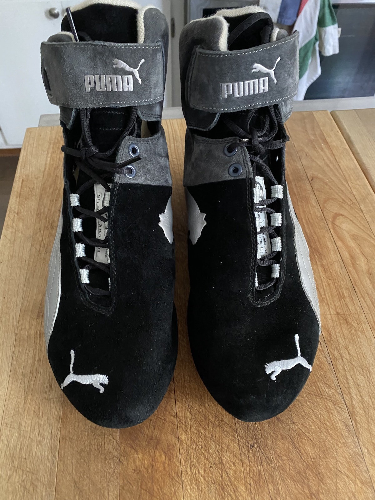 puma high top racing shoes