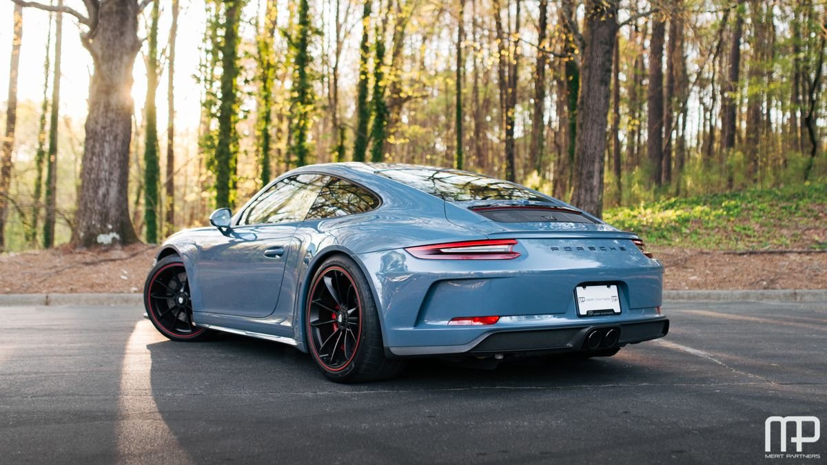 2018 Porsche 911 - Graphite Blue 2018 GT3 Touring - Used - VIN WP0AC2A95JS175385 - 1,785 Miles - 6 cyl - 2WD - Manual - Coupe - Blue - Atlanta, GA 30360, United States