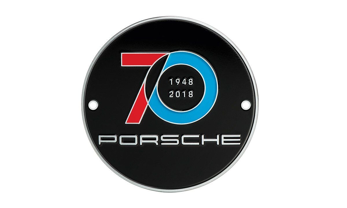 Miscellaneous - WTB: Porsche 70 anniversary grill Badge- Black - New - Greenwich, CT 06830, United States