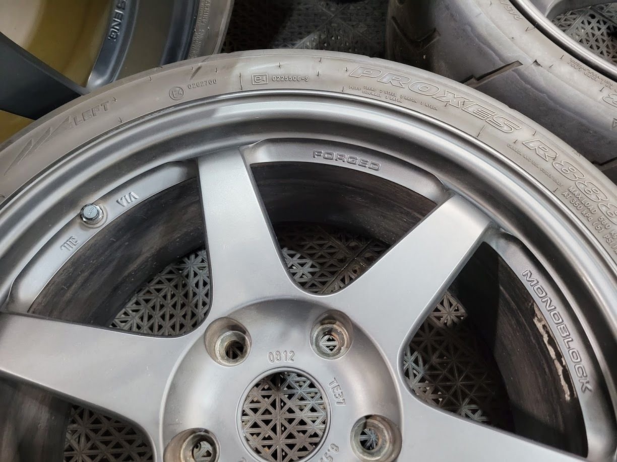 Wheels and Tires/Axles - 19” Volk Racing TE37 Wheels by Rays Engineering - Forged Monoblock - 996 WB 997 NB - Used - 1999 to 2012 Porsche 911 - Fairfax, VA 22032, United States