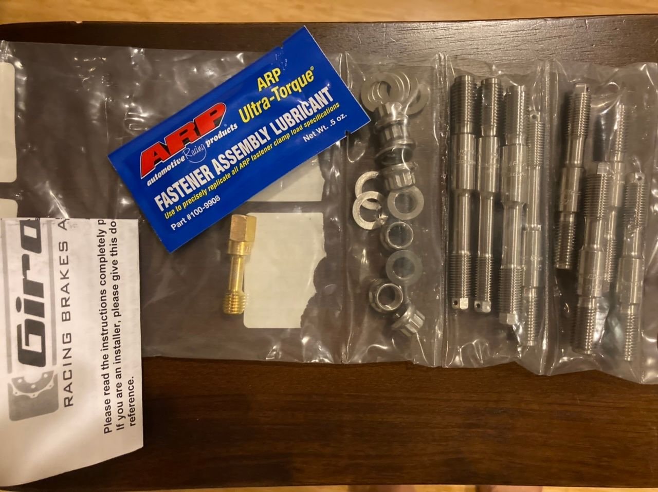 Girodisc caliper studs Rennlist Porsche Discussion Forums