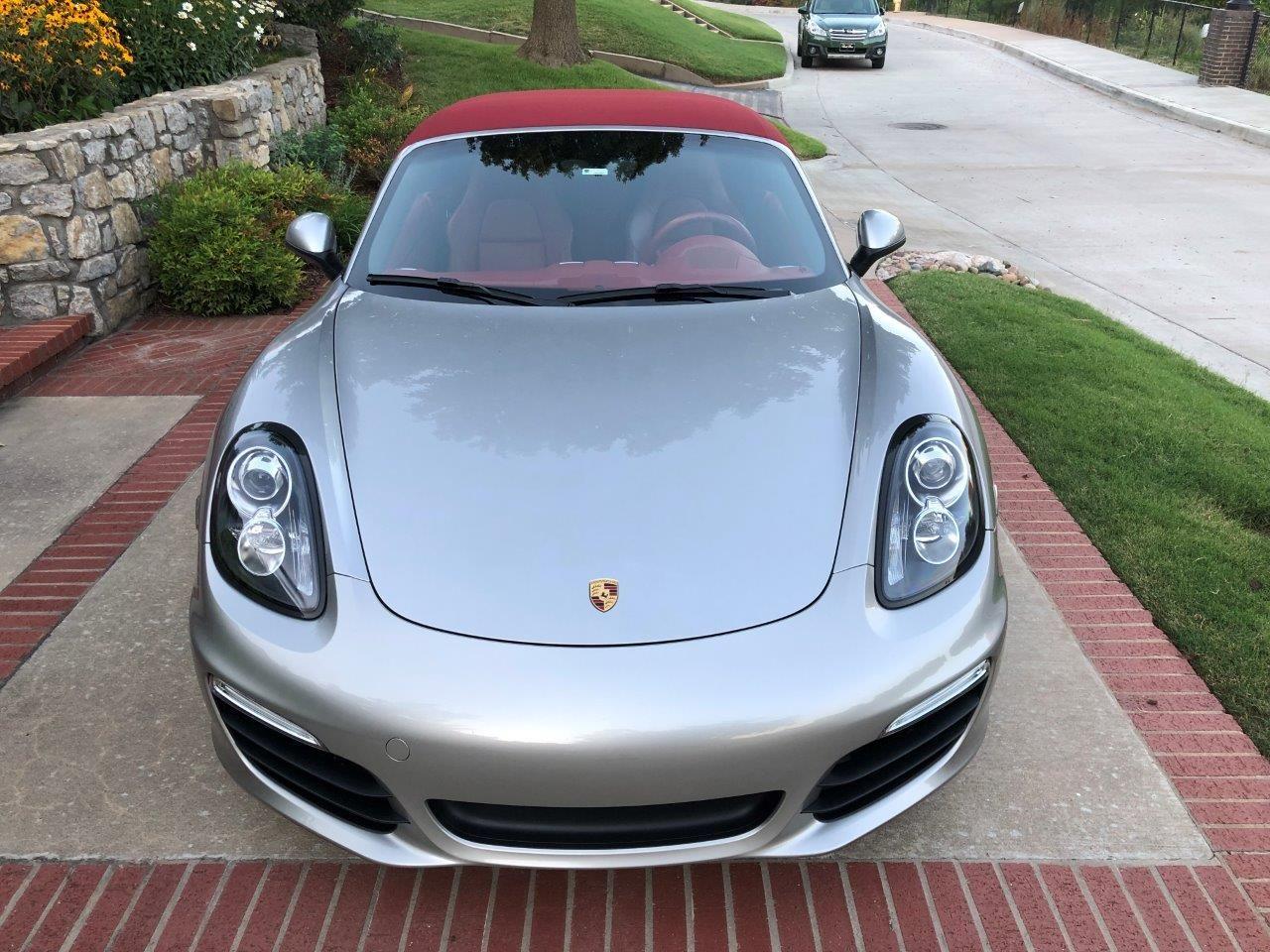 2013 Porsche Boxster - 2013 Boxster S 10.6K mi - Plat Silver Carrera Red Leather - PASM, PTV, PSE, MT - Used - VIN WP0CB2A89DS132286 - 6 cyl - 2WD - Manual - Convertible - Silver - Tulsa, OK 74120, United States