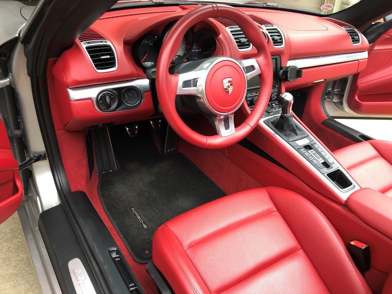 2013 Porsche Boxster - 2013 Boxster S 10.6K mi - Plat Silver Carrera Red Leather - PASM, PTV, PSE, MT - Used - VIN WP0CB2A89DS132286 - 6 cyl - 2WD - Manual - Convertible - Silver - Tulsa, OK 74120, United States
