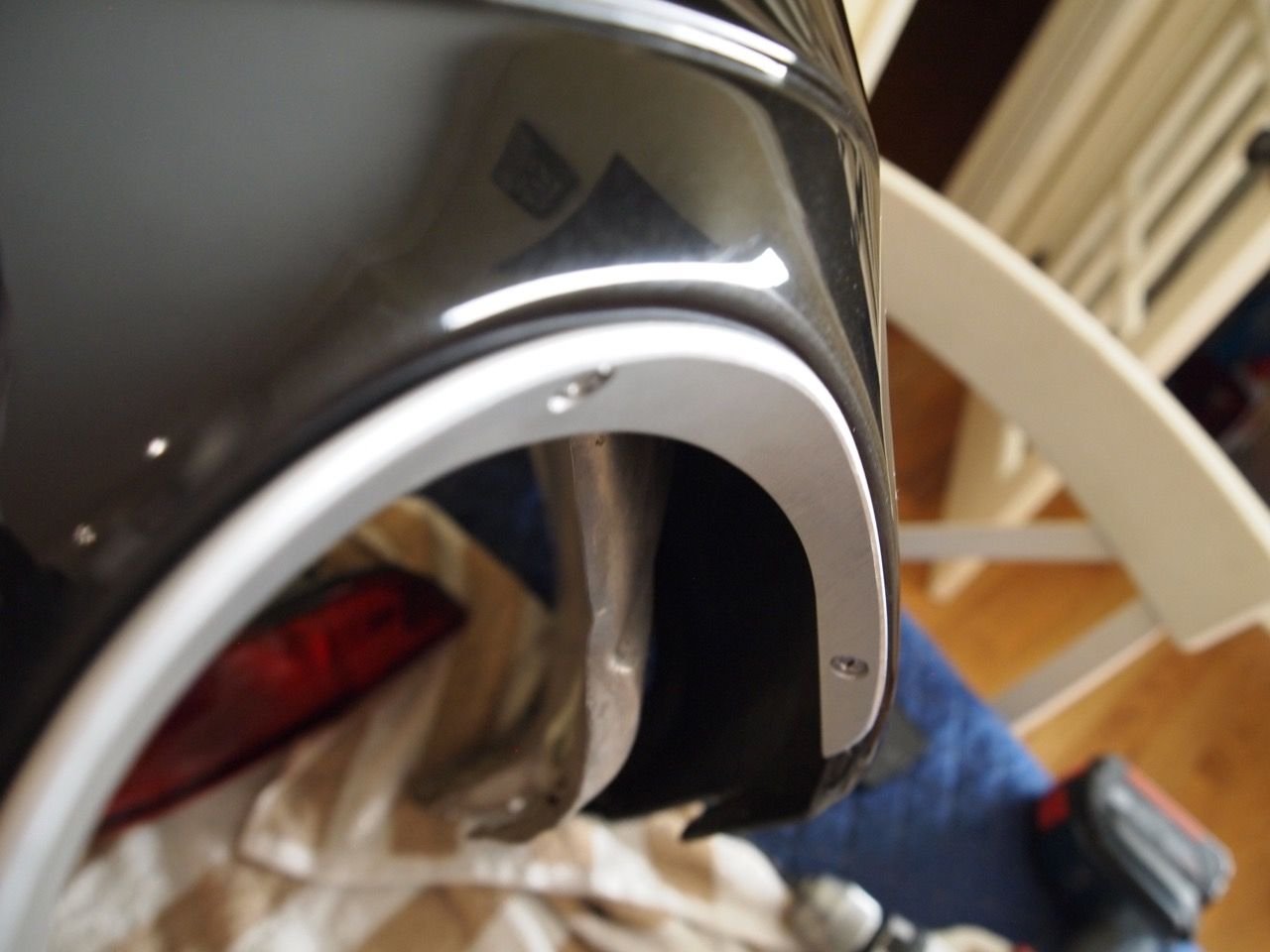 How to make wide body exhaust tip heat shield fit on a narrow body Rennlist Porsche