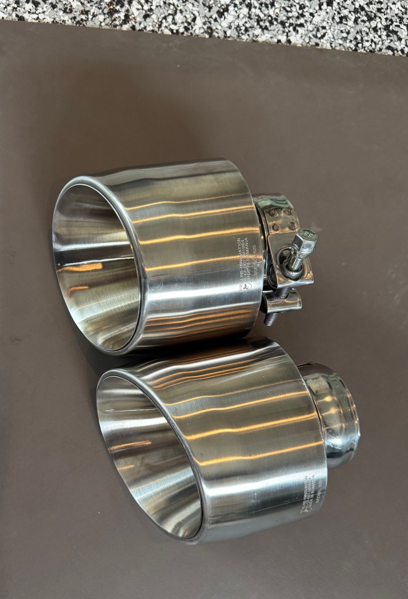 Engine - Exhaust - Kline Innovation 125mm Inconel exhaust tips for 718 GT4 RS | Spyder RS - Used - Los Angeles, CA 90064, United States