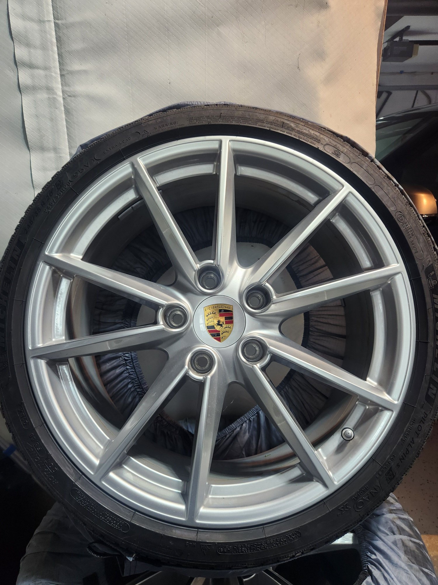 Wheels and Tires/Axles - 992 19'/20' OEM Winter Wheel Tire Set - BARELY Used - Used - 2022 to 2024 Porsche 911 - Greenwich, CT 06830, United States