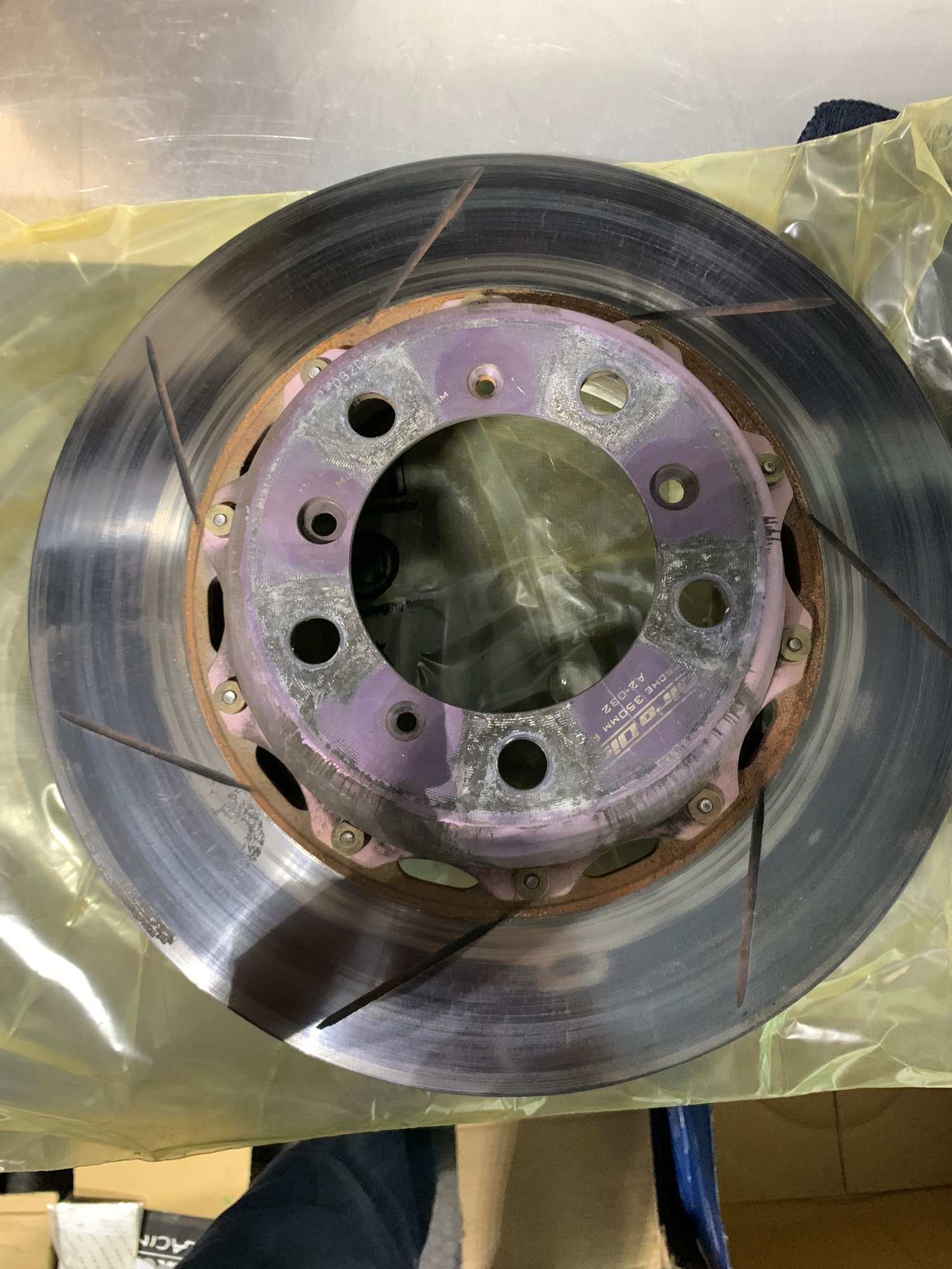 991.2 Carrera S Girodisc 350mm front and rear brake rotor set, used