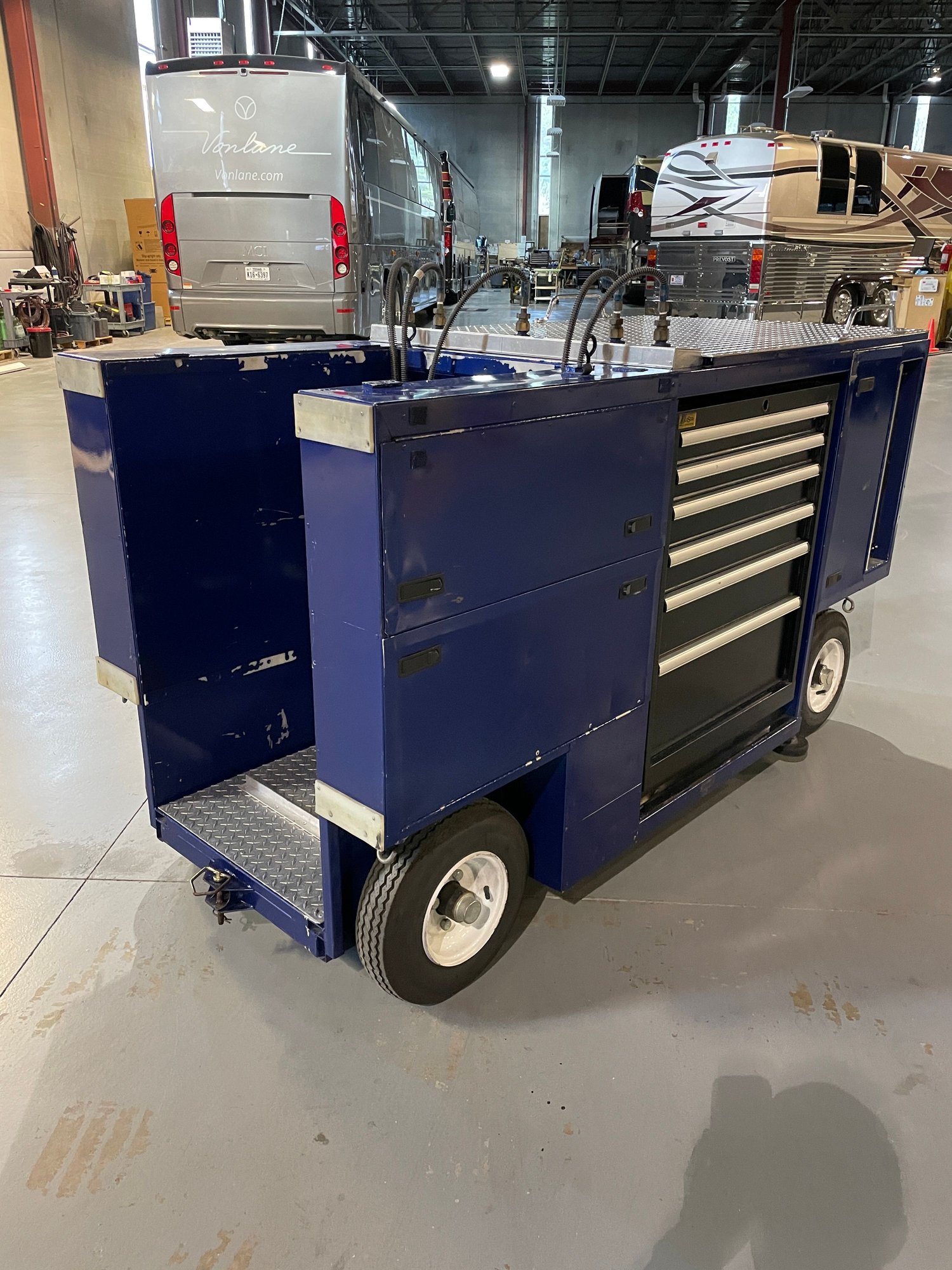 Miscellaneous - Pit Cart with Lista Tool Box, Integrated Nitrogen System, Storage - Used - 1972 to 2023 Porsche All Models - Suffolk, VA 23434, United States