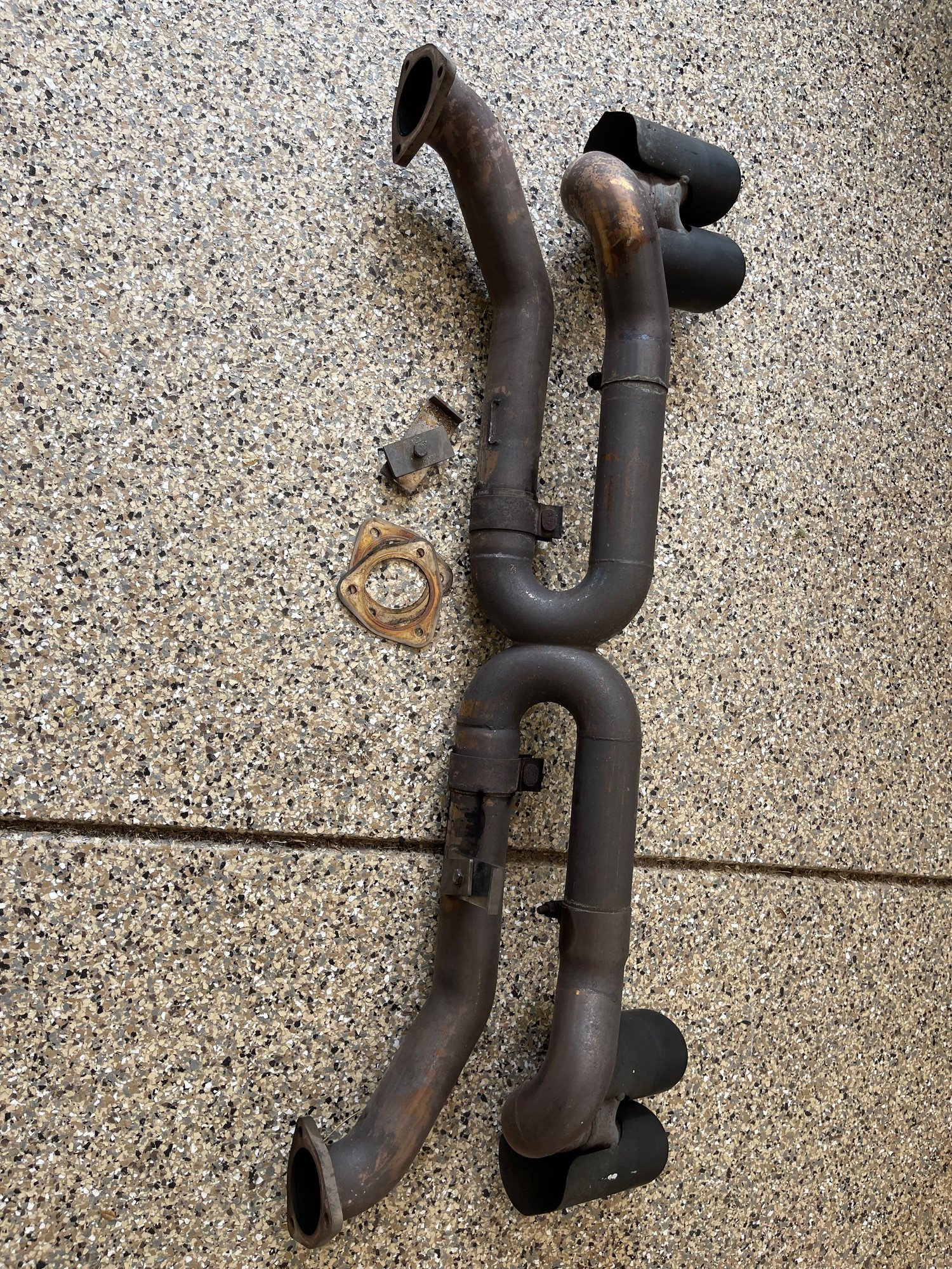 Engine - Exhaust - Fabspeed Porsche 997.2 x-pipe with outside muffler bypass and black tips - Used - 2009 to 2012 Porsche 911 - St. Louis, MO 63141, United States