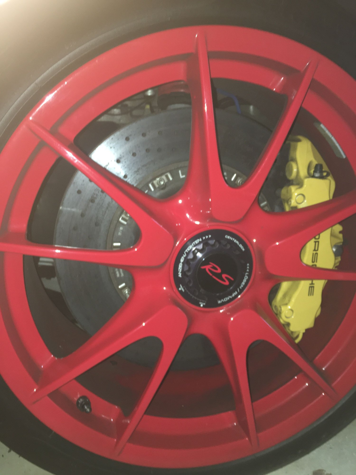 Wheels and Tires/Axles - GT3 RS Wheels . 2010-2011. Red. 997.2 set of 4 - Used - 2010 to 2011 Porsche GT3 - Glen Rock, NJ 07452, United States