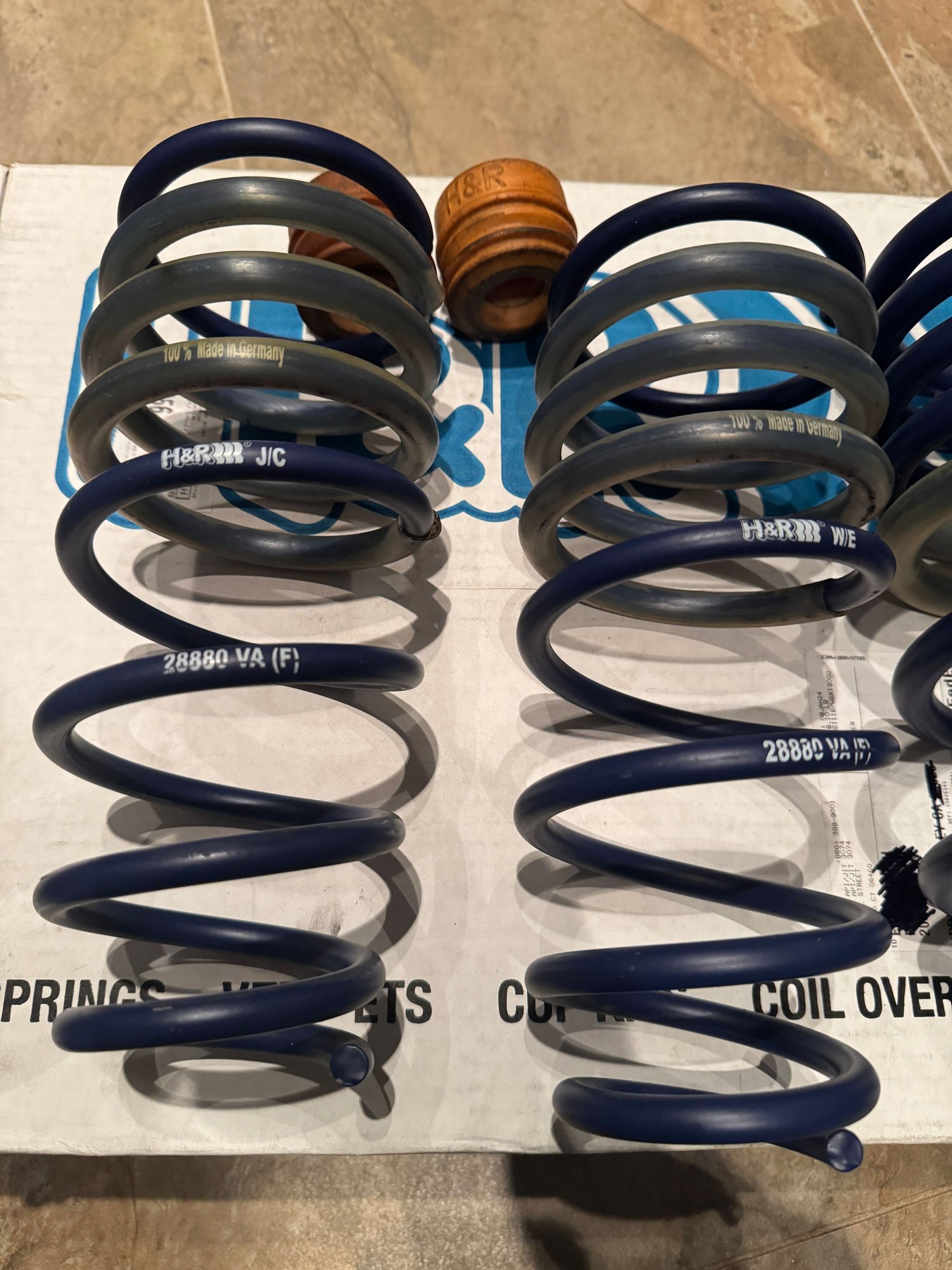 Steering/Suspension - Porsche Lowering Spring Set - H&R 28880-1 - Used - 2012 to 2019 Porsche 911 - San Mateo, CA 94402, United States