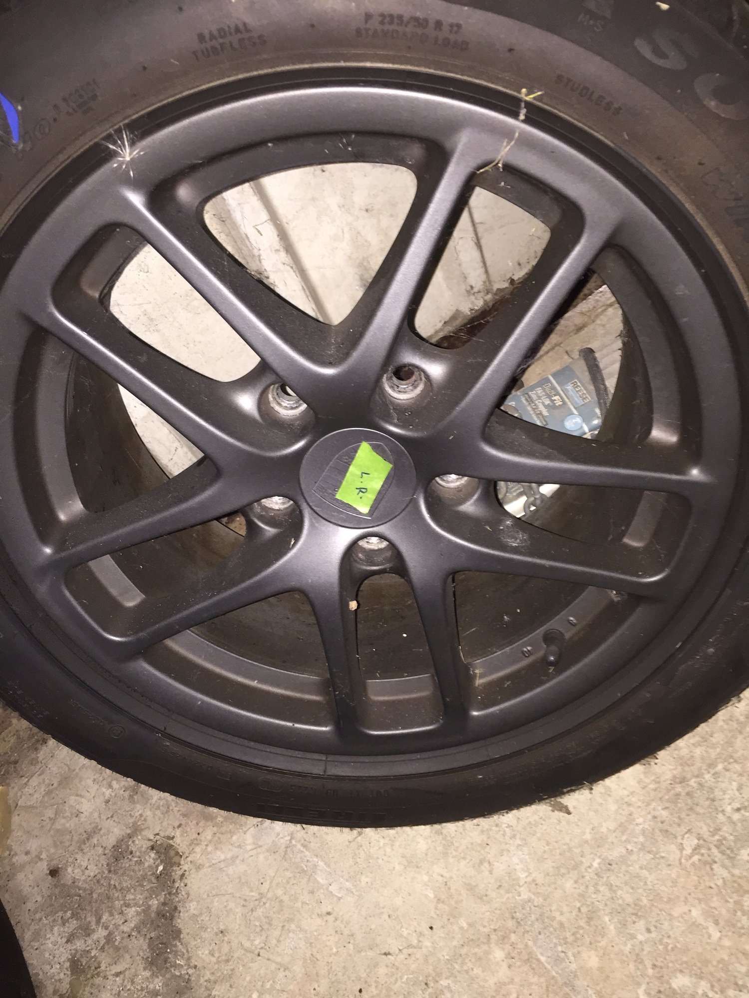 Wheels and Tires/Axles - 987 (Cayman) rims with snow tires - Used - 2005 to 2009 Porsche Cayman - Detroit, MI 48134, United States
