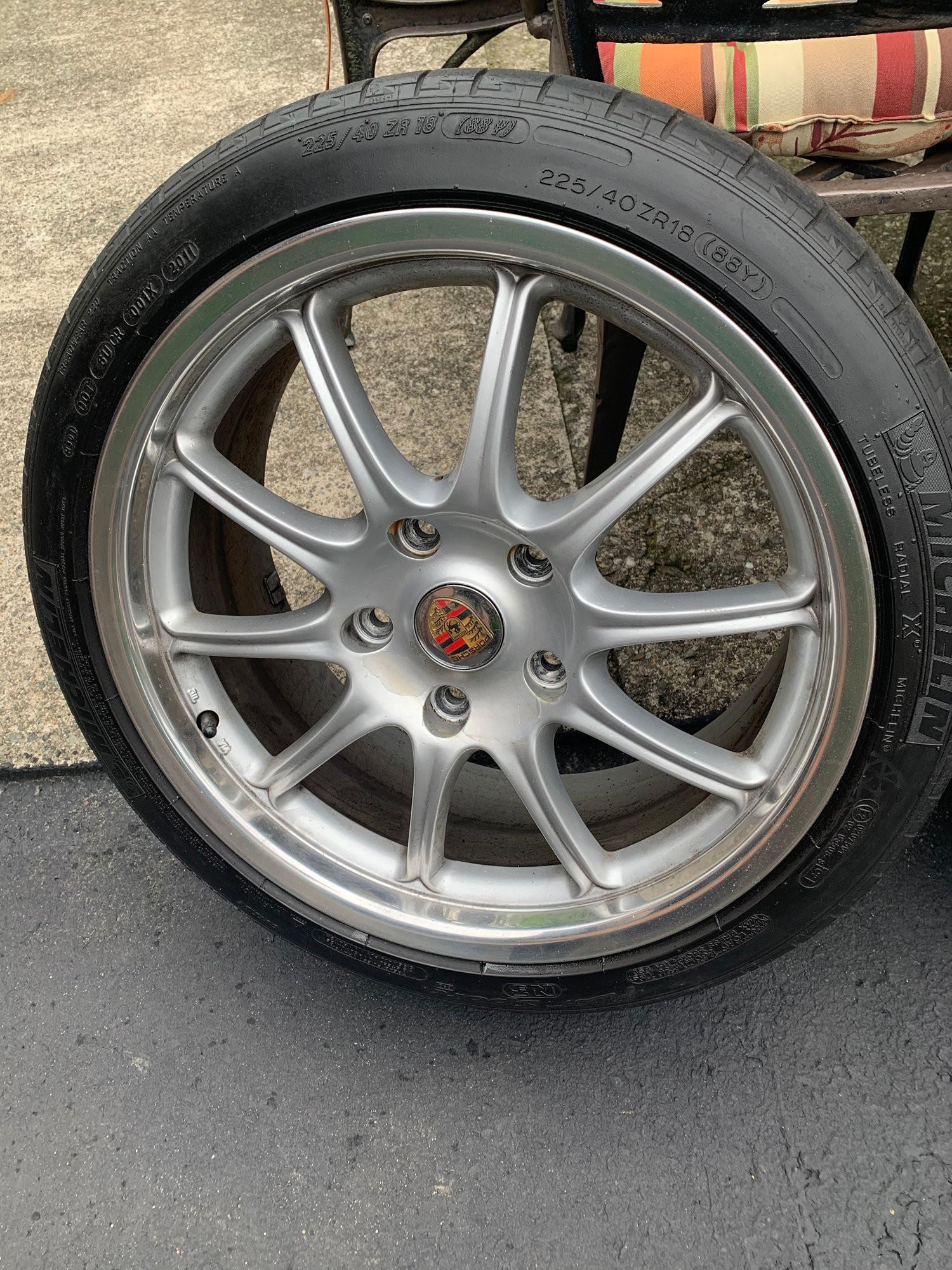 Wheels and Tires/Axles - 18inch 911 Rims and tires , staggered pair. - Used - 1999 to 2020 Porsche 911 - Staten Island, NY 10301, United States