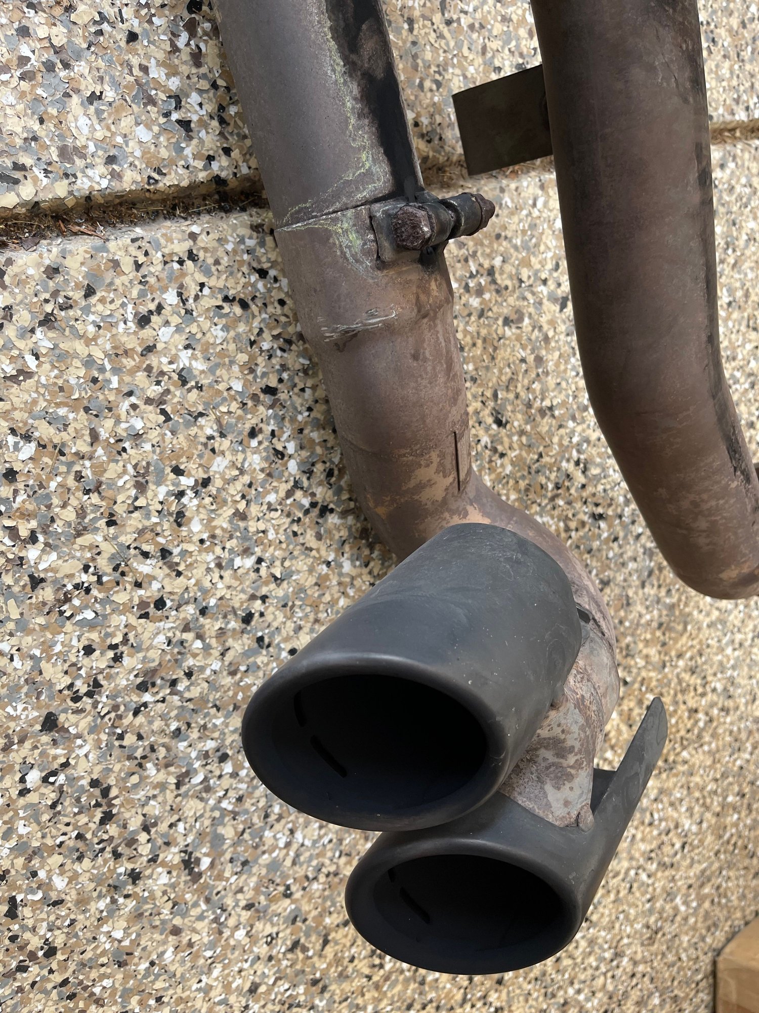 Engine - Exhaust - Fabspeed Porsche 997.2 x-pipe with outside muffler bypass and black tips - Used - 2009 to 2012 Porsche 911 - St. Louis, MO 63141, United States