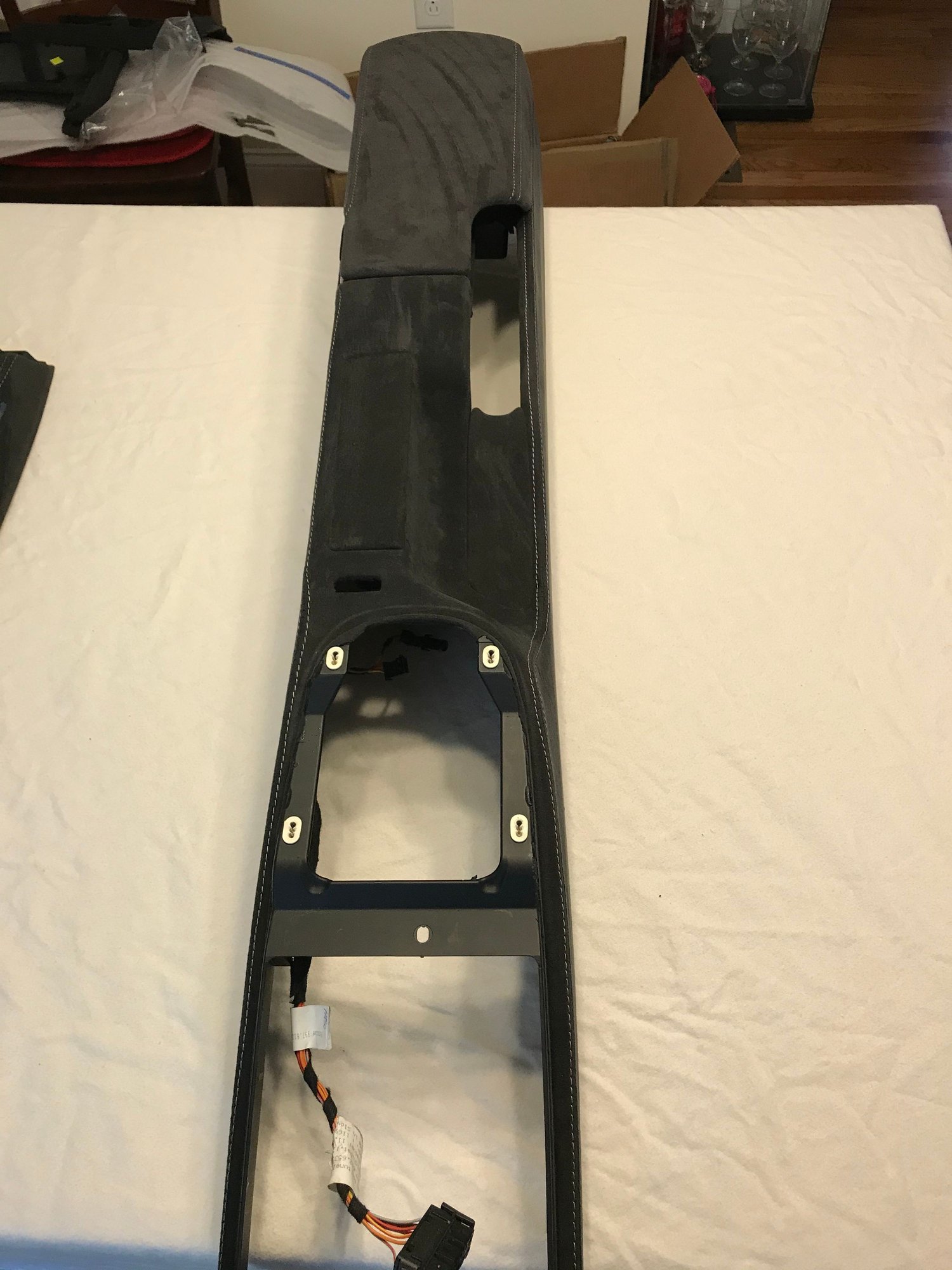 2009 Porsche Cayman - 987/997 Coupe Alcantara Center Console with Grey Stitching (w/ armrest lid) - Interior/Upholstery - $700 - Plymouth, Ma, MA 02360, United States