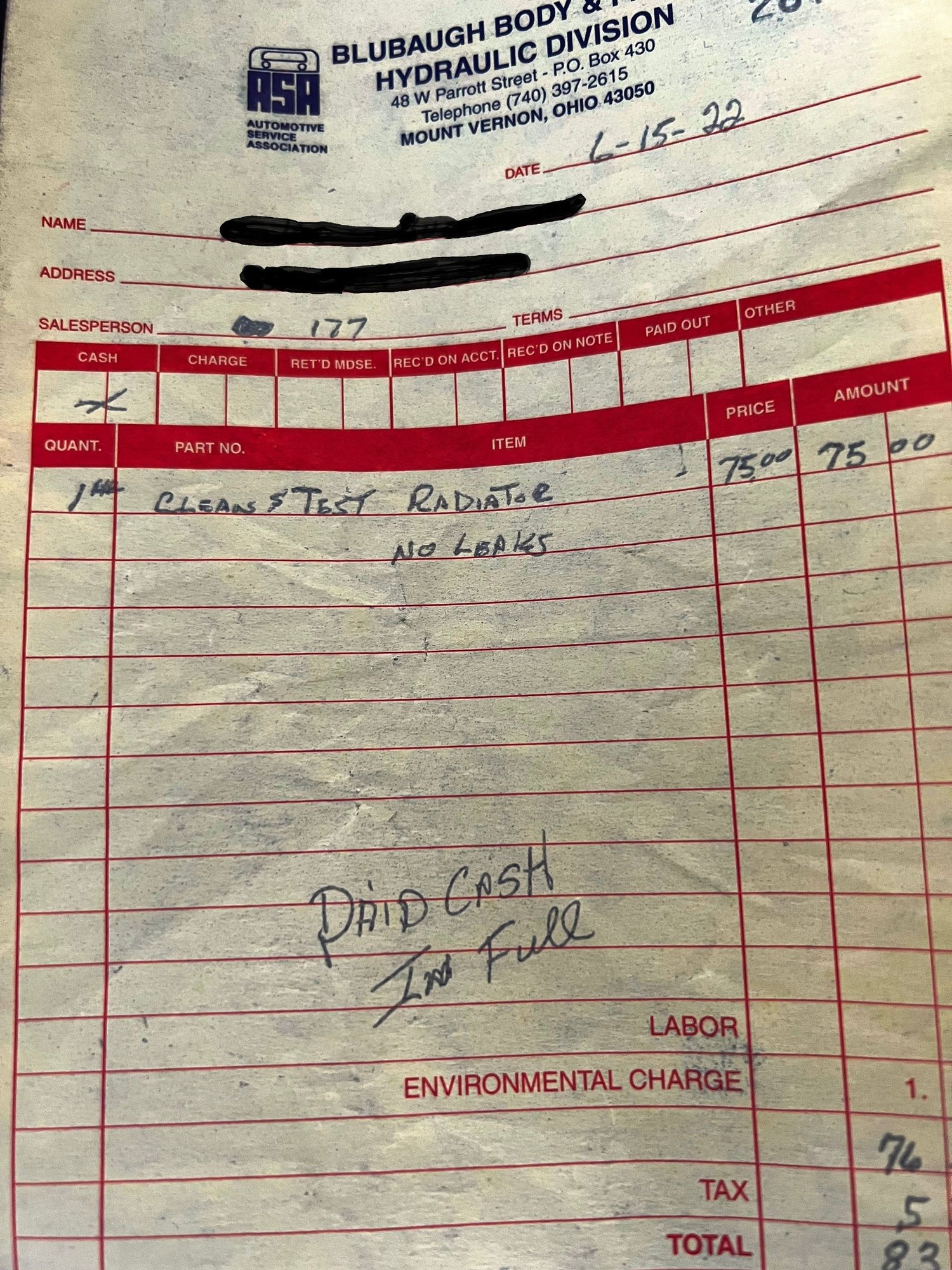 Miscellaneous - ***USED-Porsche 928 GTS Radiator*** - Used - 1990 to 1995 Porsche 928 - Centerburg, OH 43011, United States