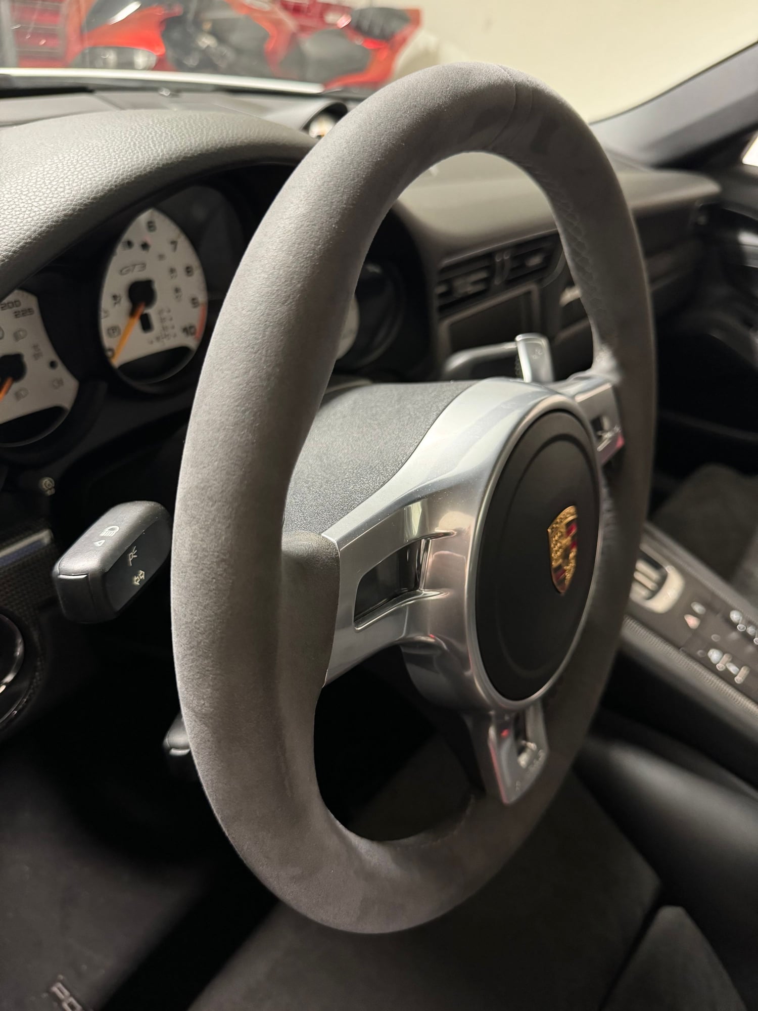 Interior/Upholstery - 991 GT3 Alcantara Steering Wheel & Airbag - Used - Tustin, CA 92705, United States