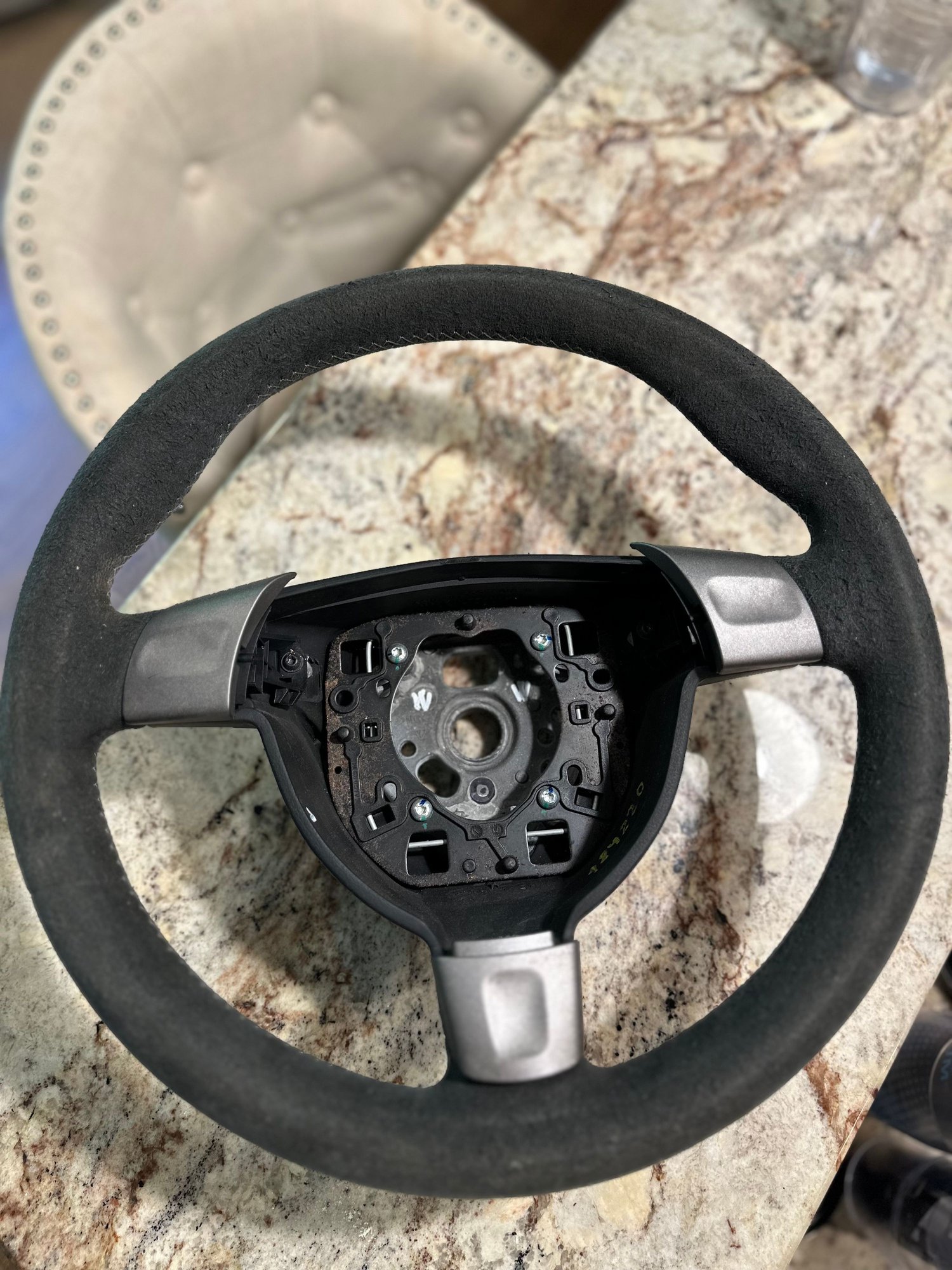 Steering/Suspension - OEM Porsche 997.1 GT3 Alcantara Sport Steering Wheel, fits all 997.1 and 987.1 - Used - All Years  All Models - All Years  All Models - All Years  All Models - Cramerton, NC 28032, United States