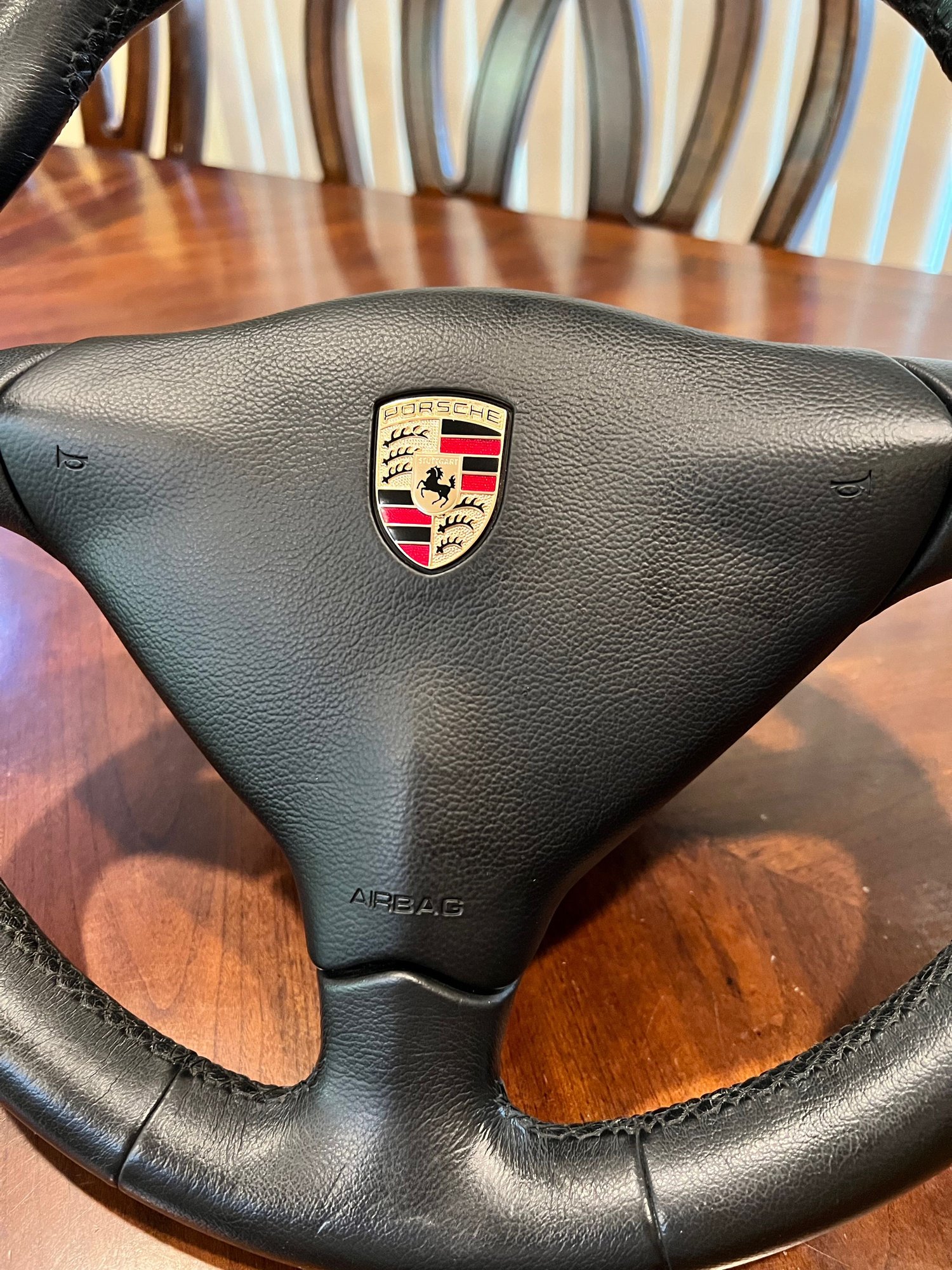 Steering/Suspension - Porsche 996 993 Boxster 3 spoke leather steering wheel - Used - 1995 to 1998 Porsche 911 - Carson, CA 90746, United States