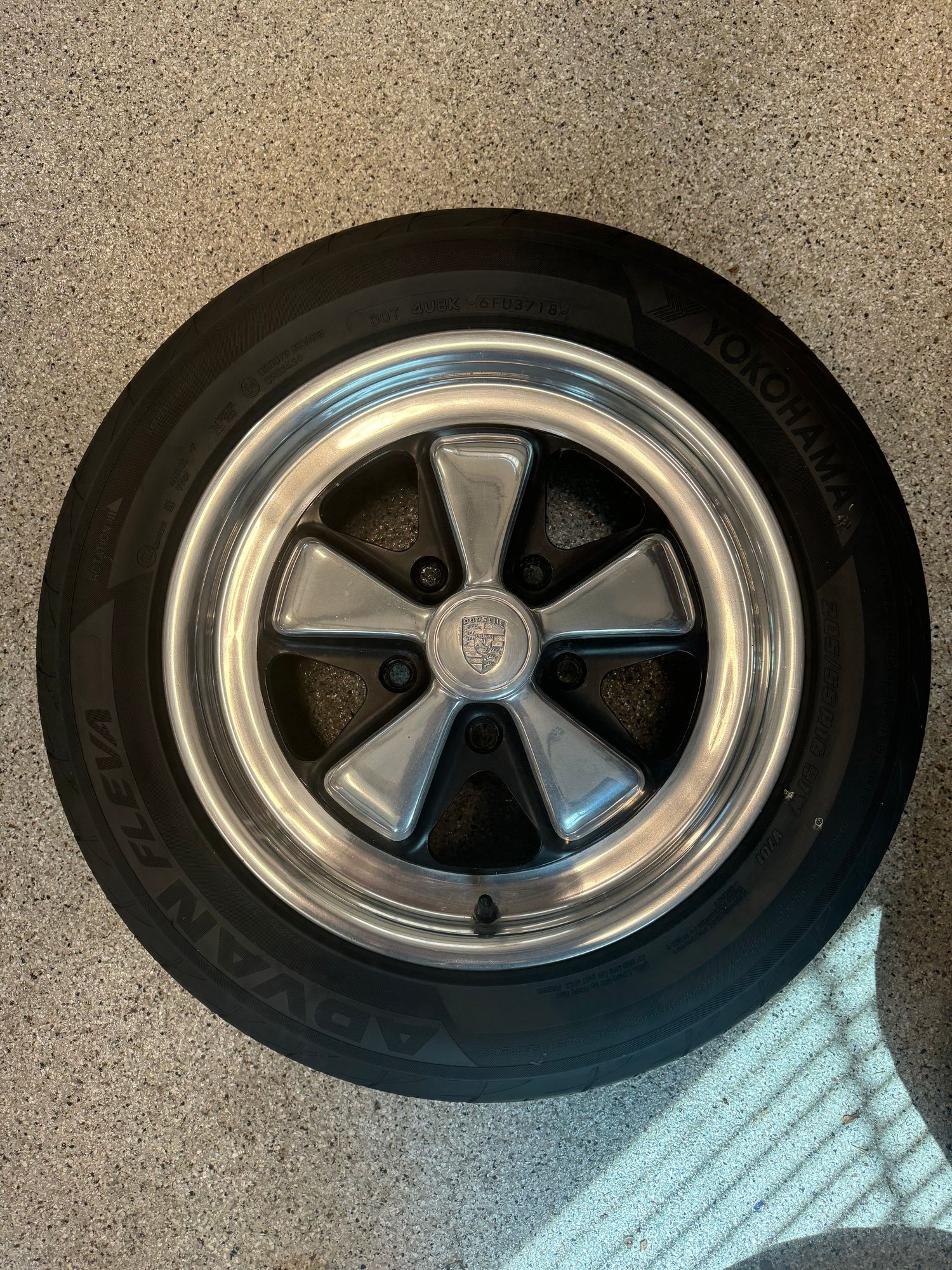 Wheels and Tires/Axles - Fuchs Porsche 911 Wheels & Tires - Staggered 7Jx16 & 6Jx16 - Used - 1966 to 1997 Porsche 911 - Fulshear, TX 77441, United States