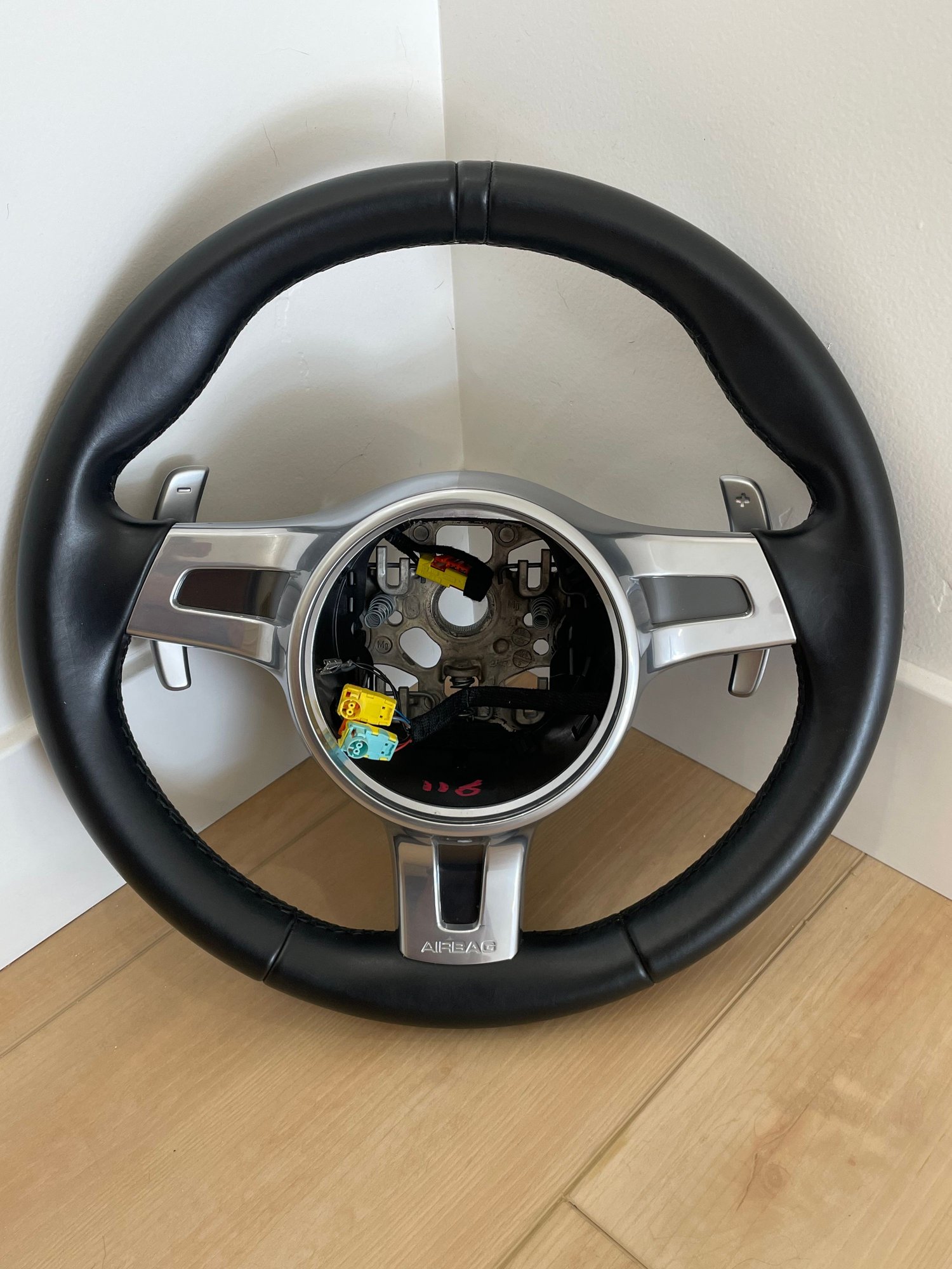 Porsche Sport Design Steering Wheel w/ Paddle Shift 987.2/997.2