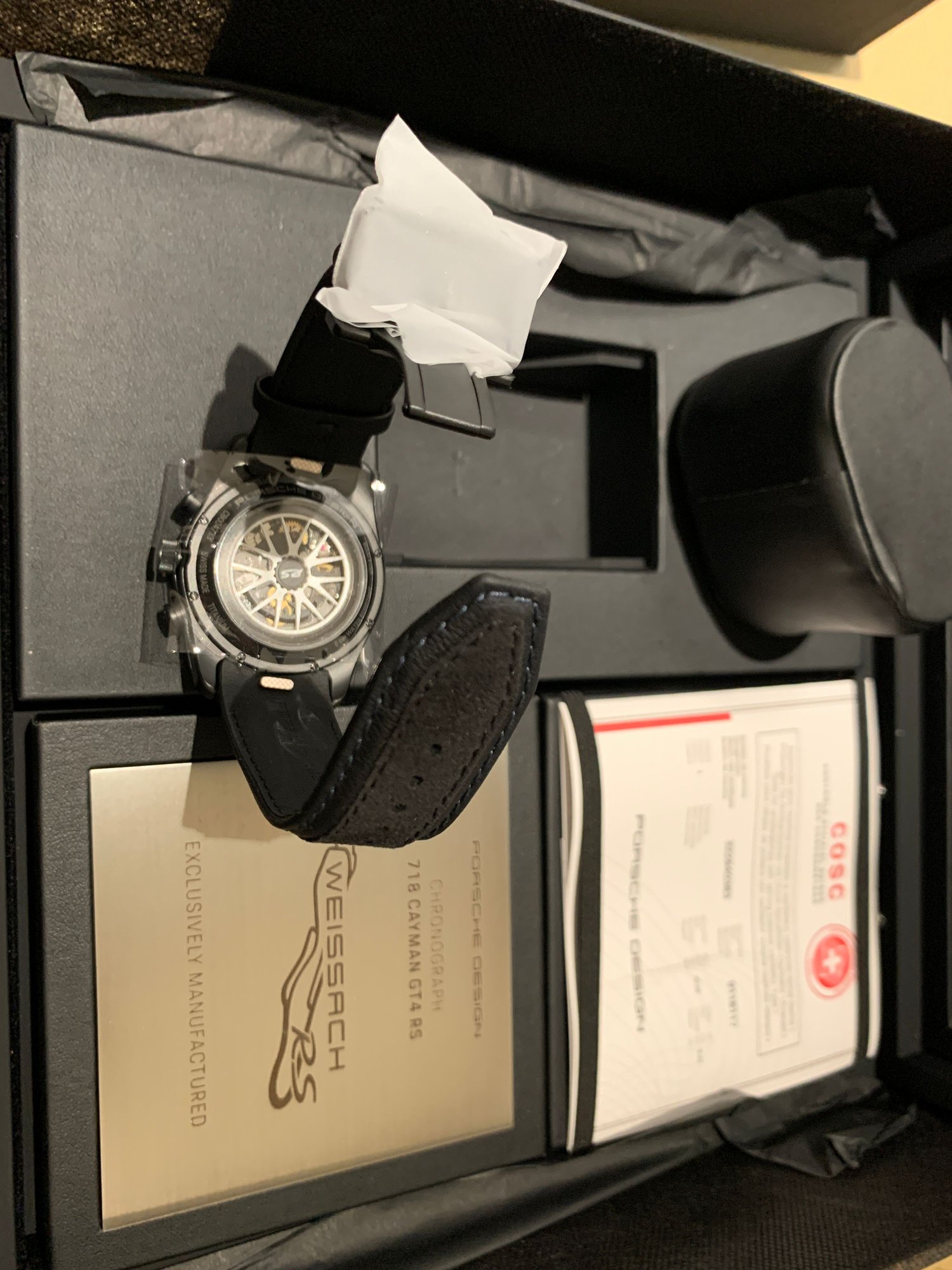 Accessories - Brand New Porsche Design 718 Cayman GT4 RS Chronograph watch - New - All Years  All Models - Toronto, ON L4B2W3, Canada