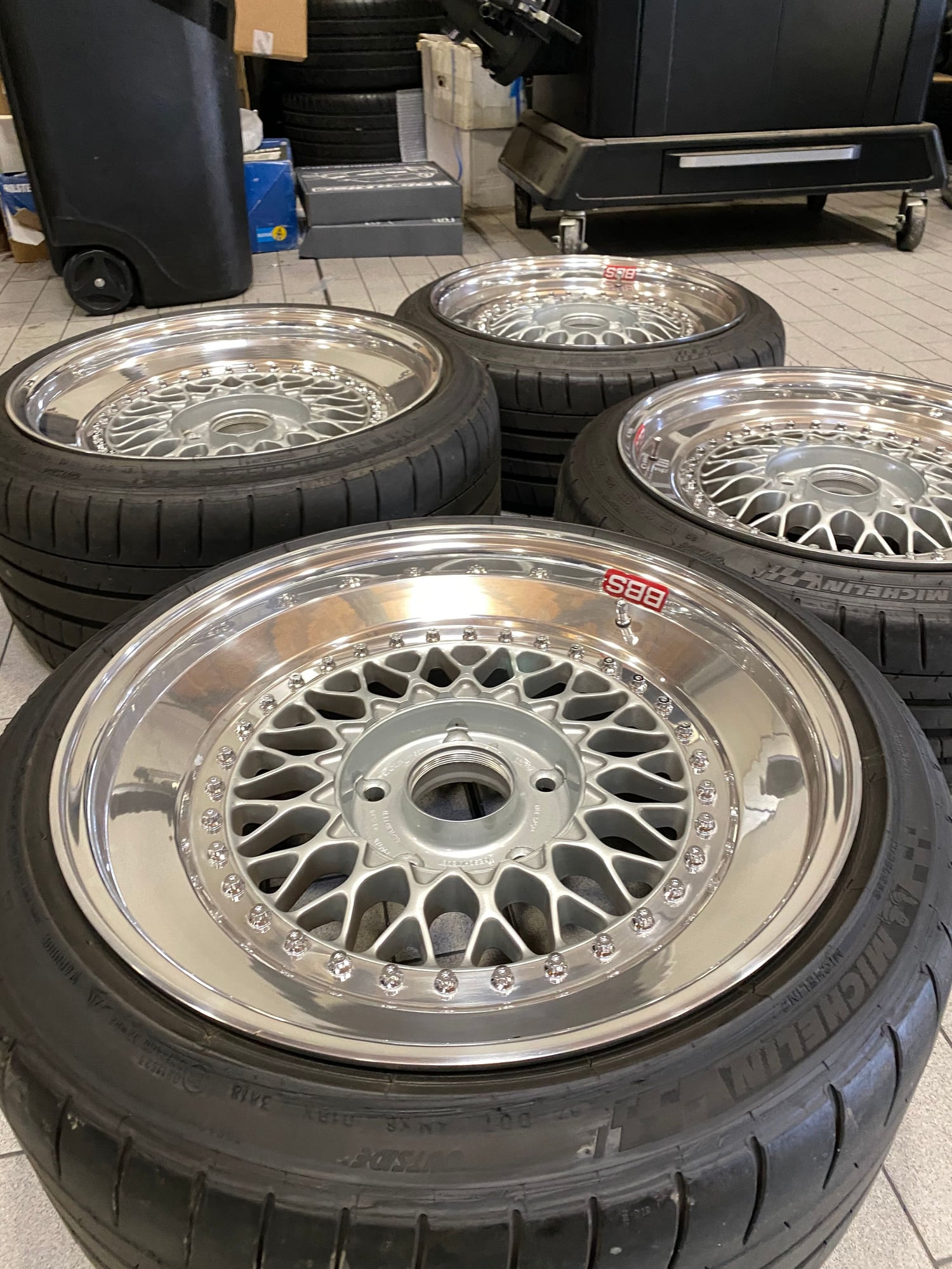Wheels and Tires/Axles - 964/993 BBS RS 18x8.5 and 18x10 with Michelin PSS. (Condition 9.9/10) - Used - 0  All Models - Torrance, CA 90505, United States
