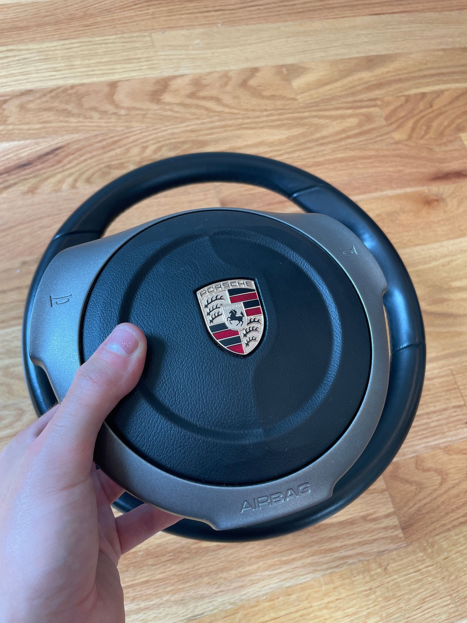 Interior/Upholstery - 997 / 987 OEM Sport Steering Wheel & Airbag - Tiptronic - Used - -1 to 2026  All Models - Boston, MA 02127, United States