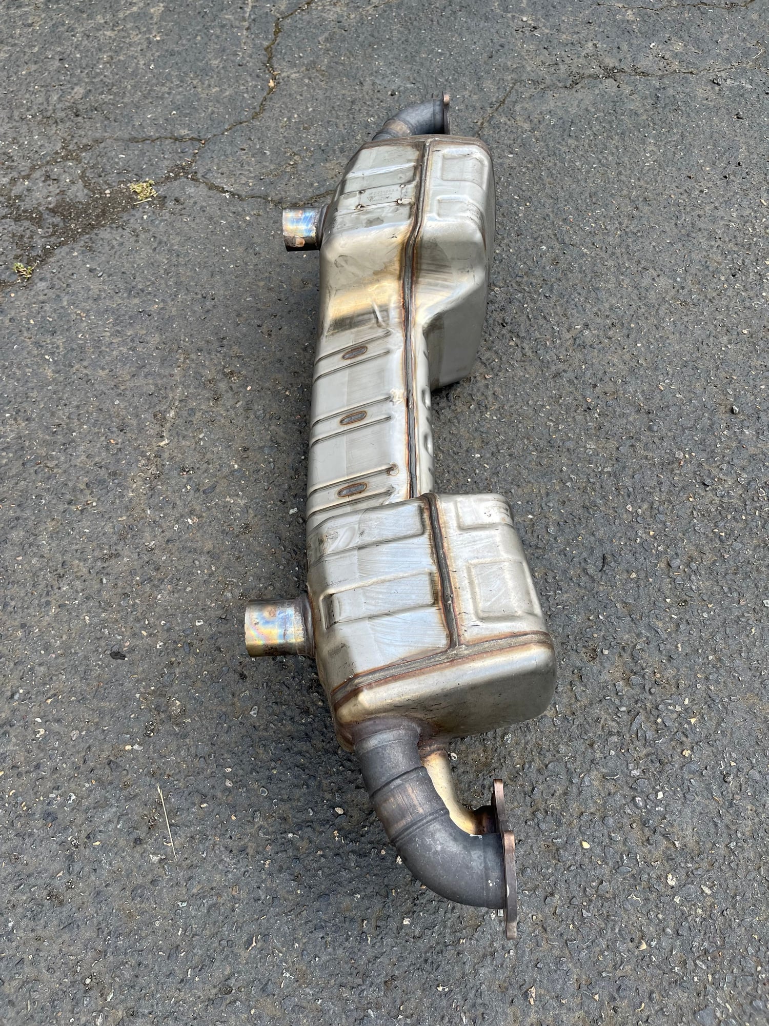 Engine - Exhaust - OEM Porsche Cayman 718 GT4 "Loud" Muffler - Used - Portland, OR 97209, United States