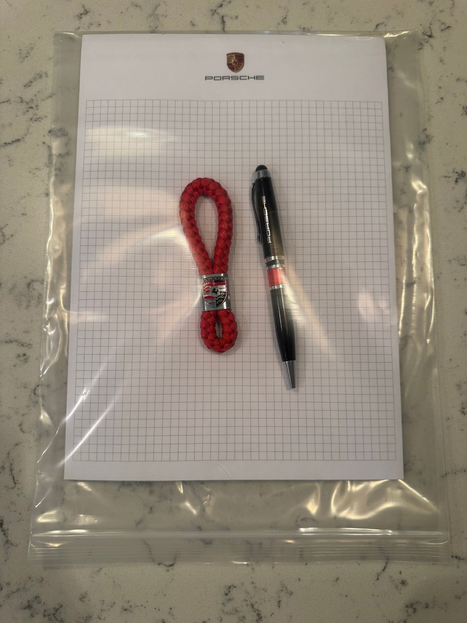 Accessories - New Porsche Notepad with Porsche Pen and KeyChain. - New - All Years  All Models - Marlton, NJ 08053, United States