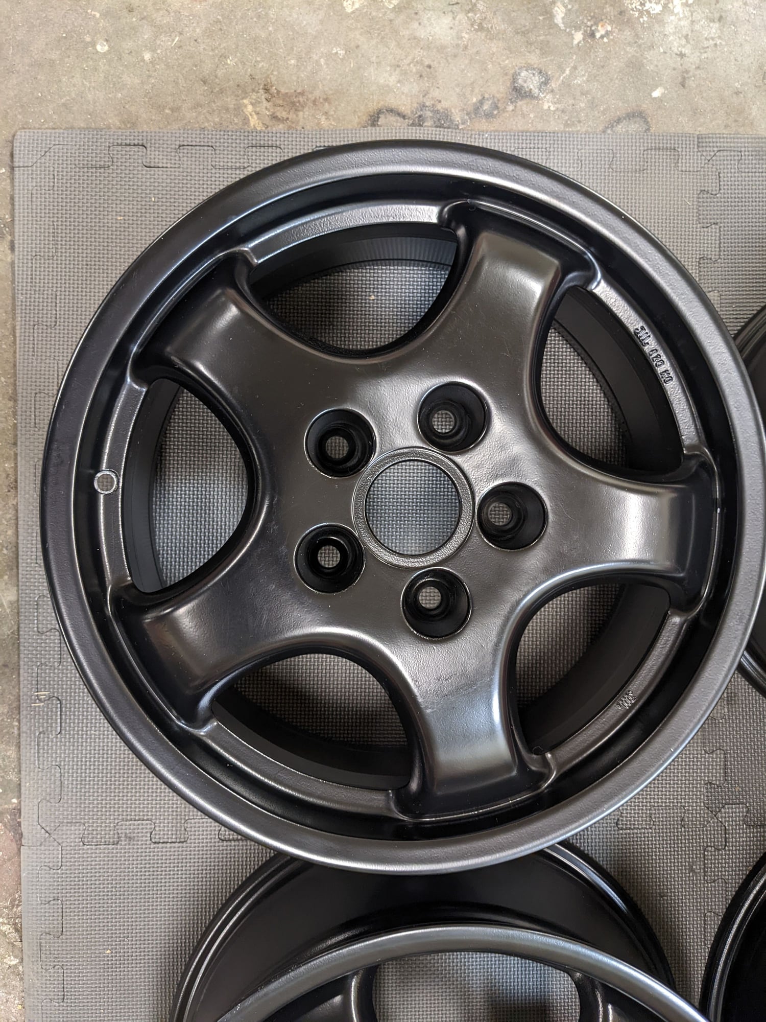 Wheels and Tires/Axles - Porsche 911 Cup 1 Italy Replica 17"x7" ET 52 17"x9.5" ET 47 964/993 Black Powder Coat - New - 1989 to 1999 Porsche 911 - Pebble Beach, CA 93953, United States