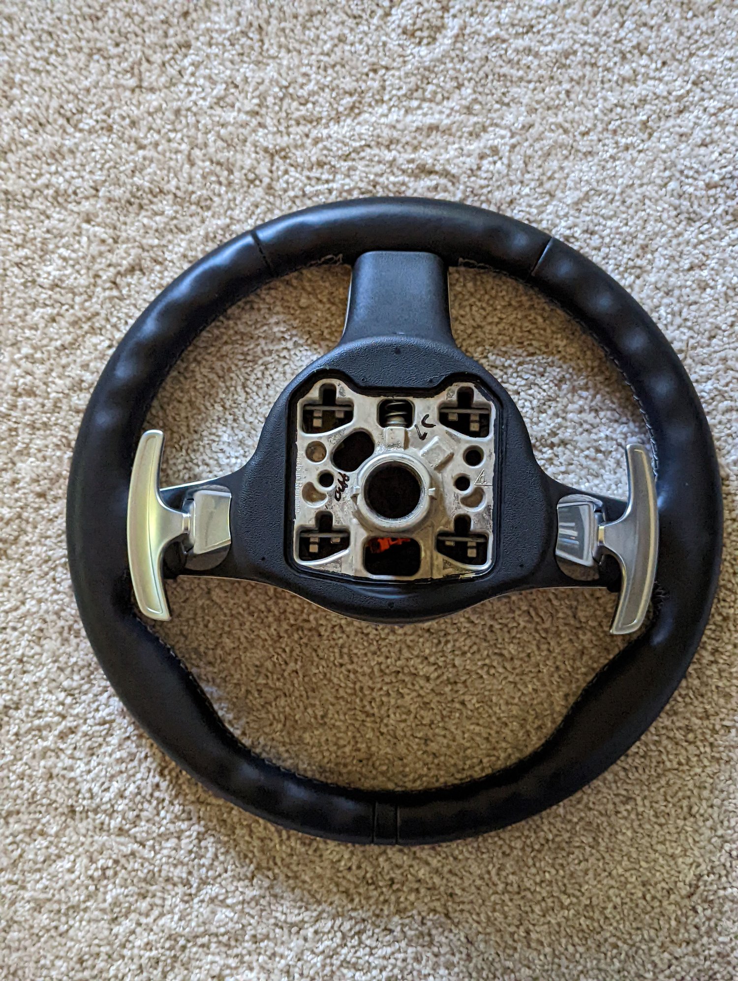 Interior/Upholstery - 991 Leather Sport Design Steering Wheel (PDK) & Airbag - Used - 2004 to 2019 Porsche 911 - Woodinville, WA 98072, United States