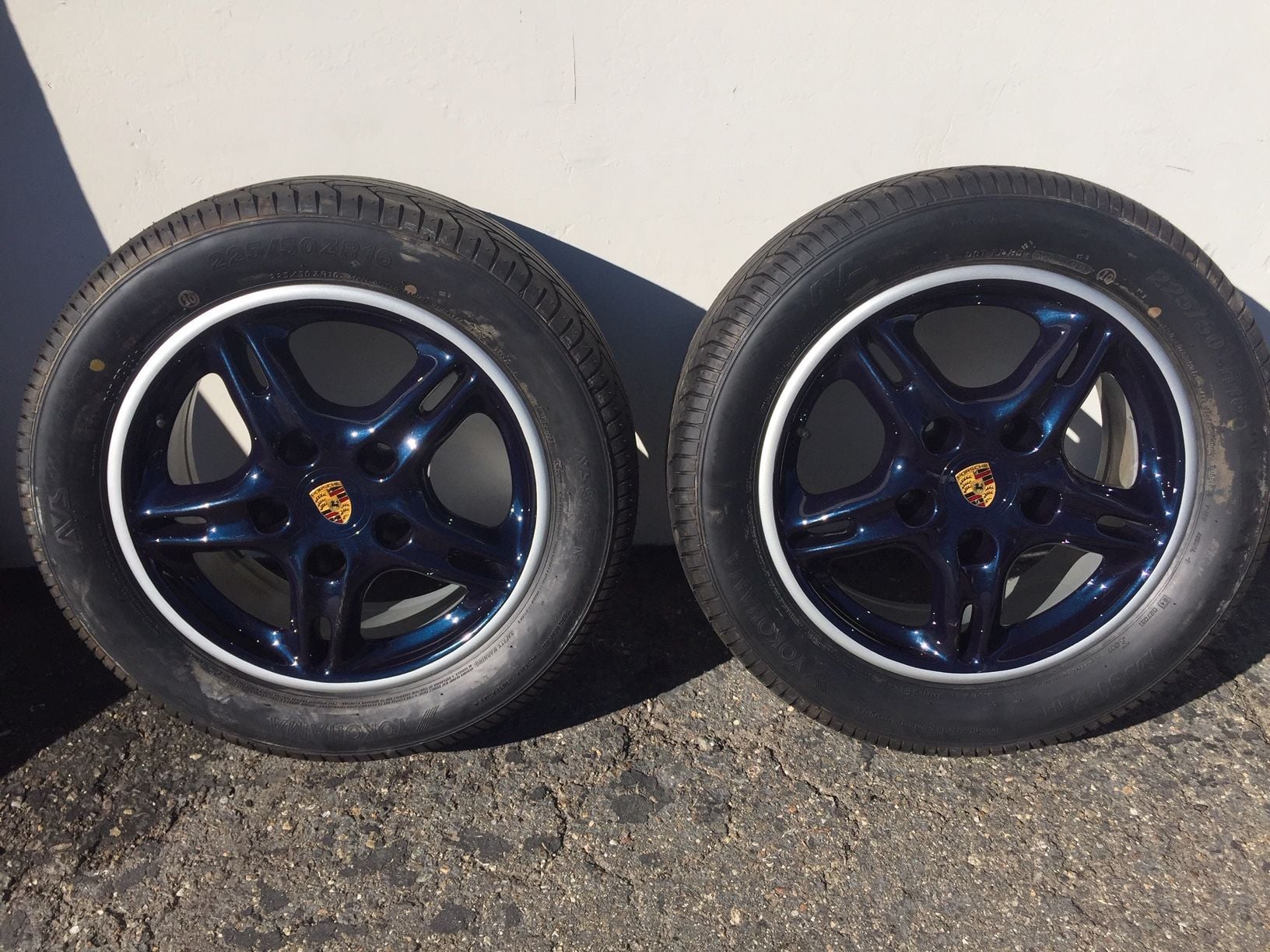 Wheels and Tires/Axles - Boxster Wheels(98-03)996.362.112.00 /114.00 6Jx16 ET50 /7Jx16 ET40 OEM (Front & Rear) - Used - 1998 to 2003 Porsche Boxster - Tustin, CA 92780, United States
