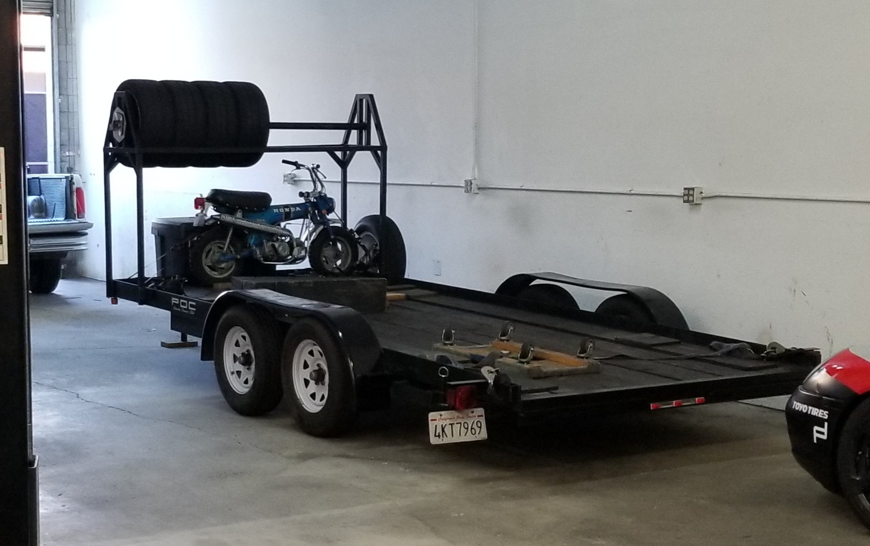 Miscellaneous - Race Car Trailer with Tire Rack and Storage Box - Used - San Diego, CA 92071, United States