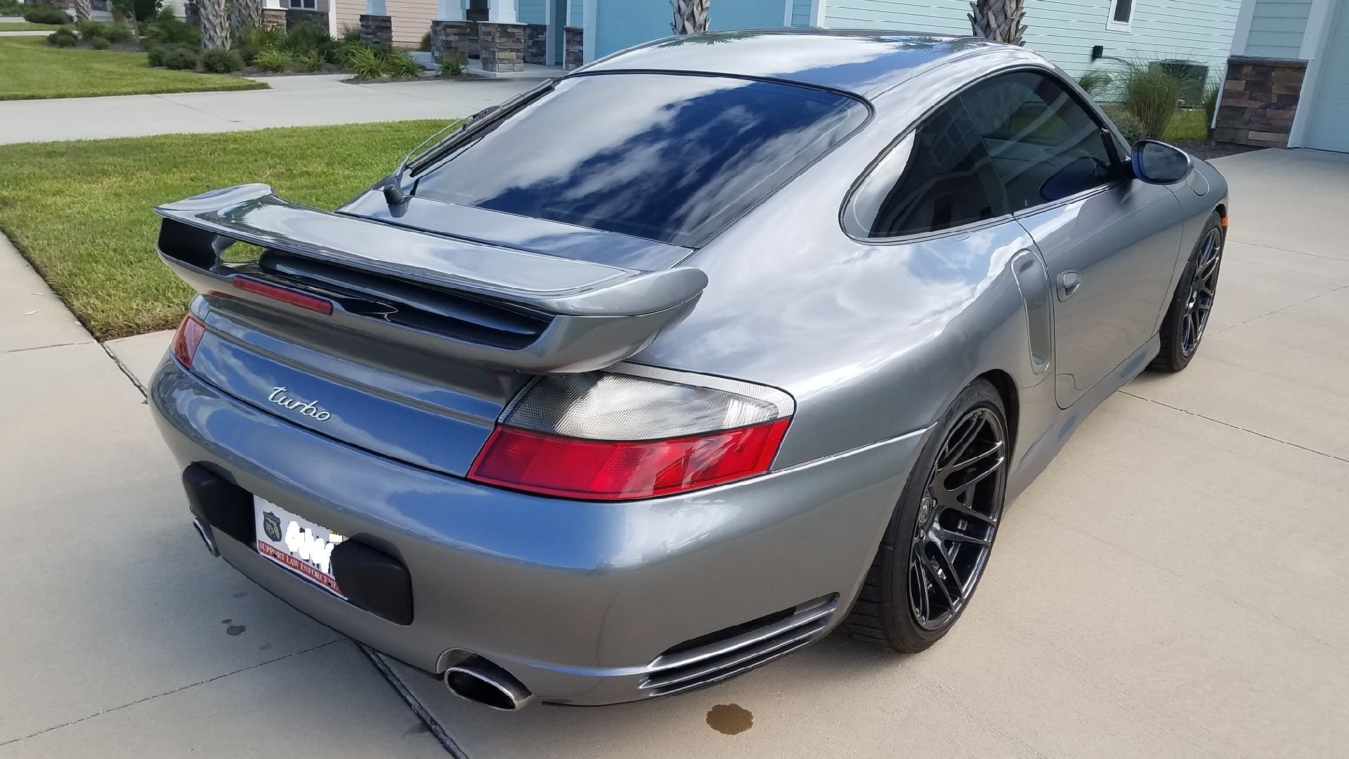 2003 Porsche 911 - 2003 996 Turbo with Factory Aero Kit For Sale - Used - VIN WP0AB299X3S686424 - 64,600 Miles - 6 cyl - AWD - Manual - Coupe - Gray - Panama City Beach, FL 32413, United States