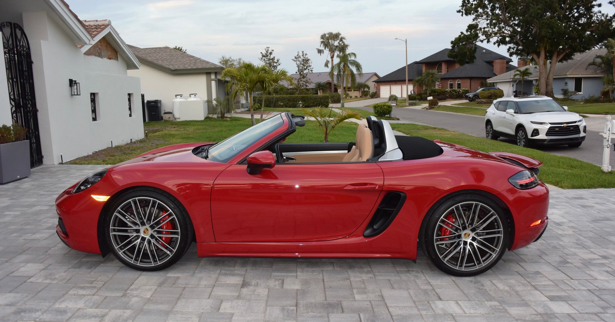 2021 Porsche 718 Boxster - 2021 718 Boxster GTS 4.0 - Carmine Red / Luxor Beige - 7k Miles! - Immaculate! - Used - VIN WP0CD2A87MS232624 - 6,990 Miles - 6 cyl - 2WD - Automatic - Convertible - Red - Tampa, FL 33615, United States