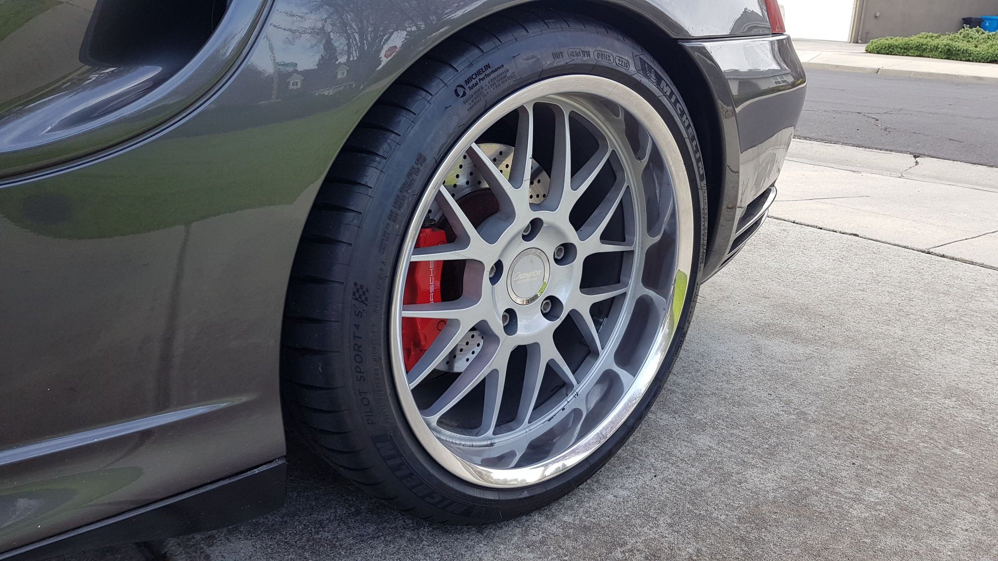 Wheels and Tires/Axles - 19in Champion Monolite RG5 Wheels Newly Refinished w/ Pilot Sport 4S Tires - Used - 2001 to 2019 Porsche 911 - Santa Clara, CA 95050, United States